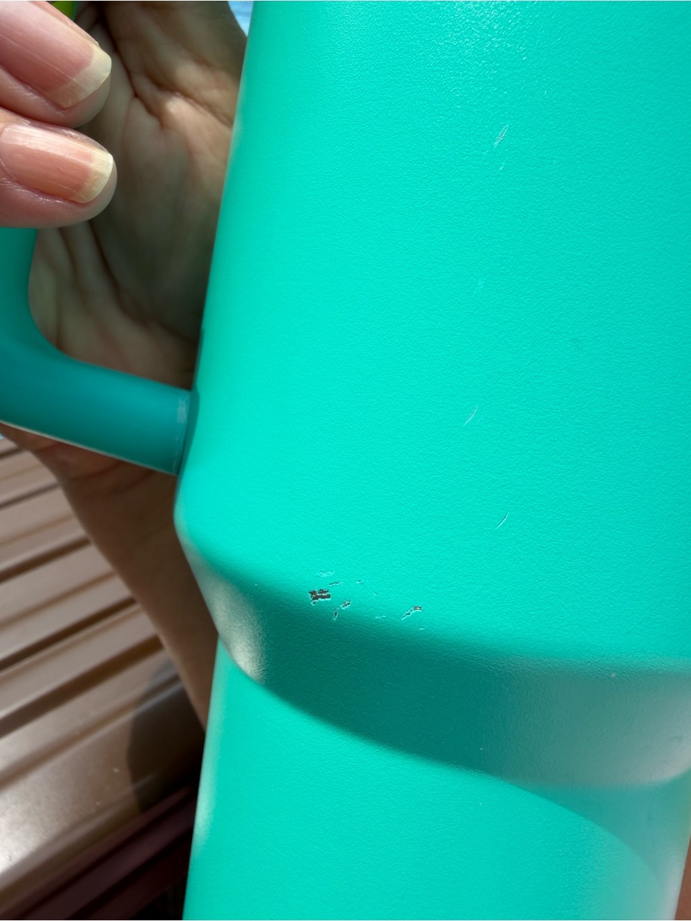 STANLEY Quencher 40oz Travel Tumbler Cup Teal and Lime Lid Make OFFER - Picture 11 of 14